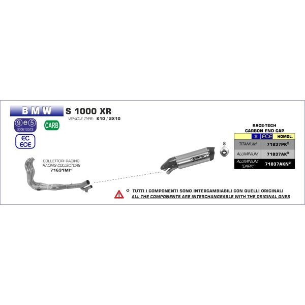 Arrow titanium uitlaat - Afbeelding 3
