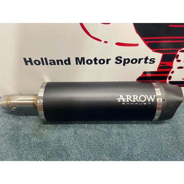 verzameling Absoluut doden Arrow aluminium zwarte uitlaat demper - Holland Motor Sports