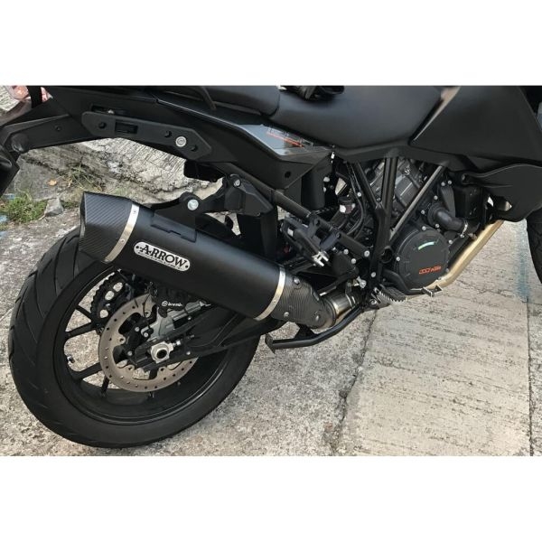 Arrow aluminium zwarte uitlaat demper - Afbeelding 11
