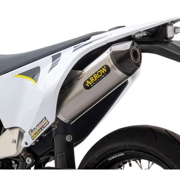 HUSQVARNA 701 ENDURO / SUPERMOTO 2021-2022 Scarico ARROW RACE-TECH Titanio  CC