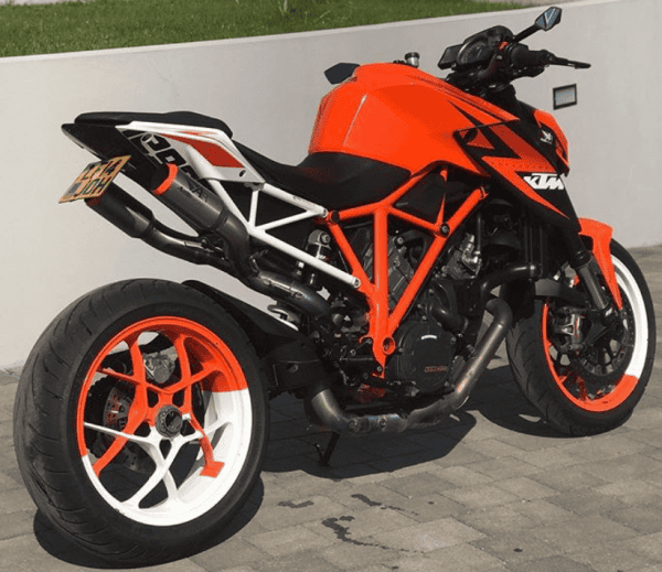Austin Racing uitlaat KTM Superduke titanium - Afbeelding 3