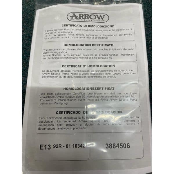 Arrow Pro-Race nichrom dark demper - Afbeelding 10