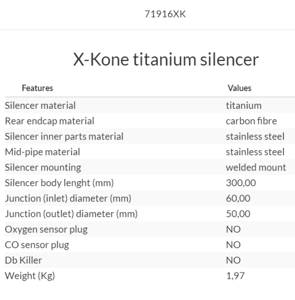 Arrow X-Kone titanium demper - Afbeelding 5