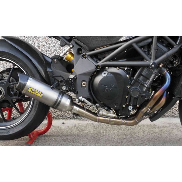 クリスマスローズ サイレンサー フル排気矢印Thunder Titanium MV Agusta Brutale 920 2011 11 Full Exhaust  Arrow Thunder Titanium Mv Agusta Brutale 920 2011 11