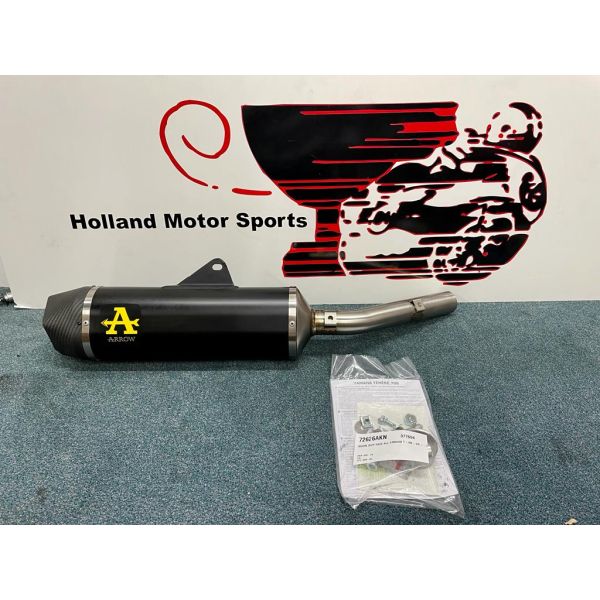 Arrow Indy-Race Aluminium dark uitlaat demper - Afbeelding 2
