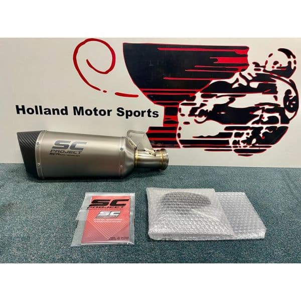 SC Project uitlaat SC1-R demper Titanium KTM16-90T - Afbeelding 2