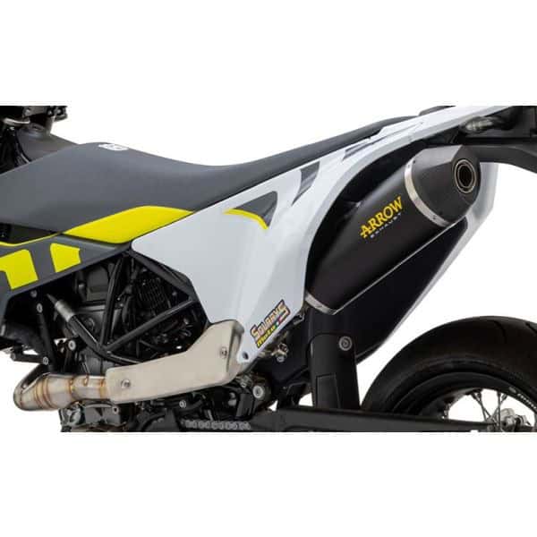 Arrow uitlaat demper aluminium dark - Afbeelding 13