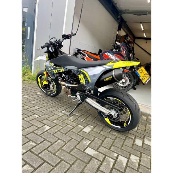 Arrow exhaust silencer aluminium dark - Holland Motor Sports