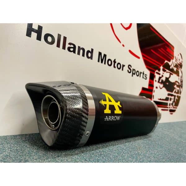 Arrow uitlaatsysteem thunder aluminium dark - Afbeelding 5