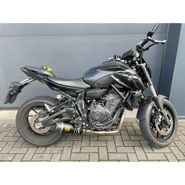 Arrow exhaust system thunder aluminium dark Holland Motor Sports
