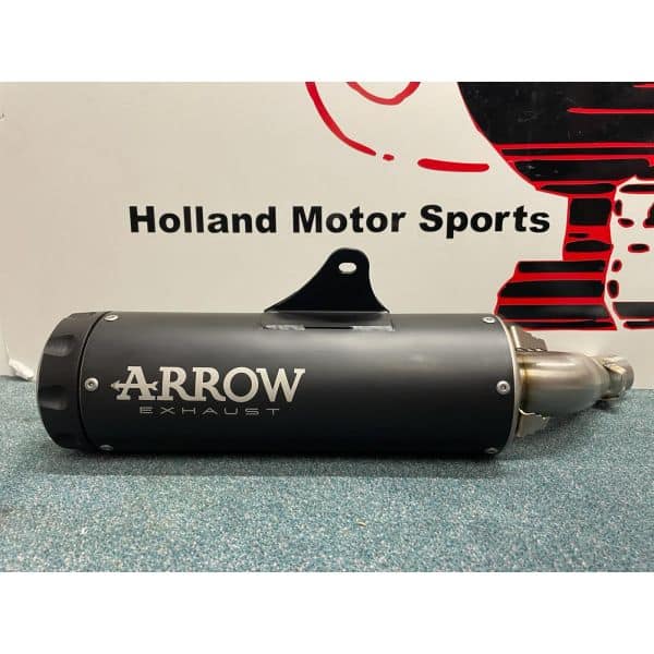 Arrow uitlaat aluminium dark end cap