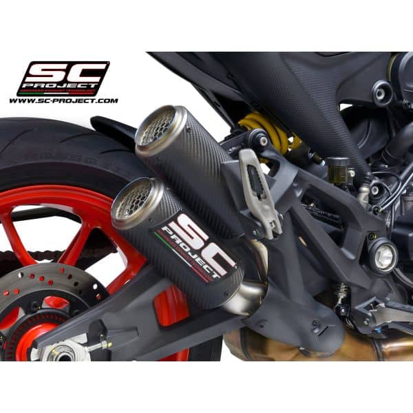 SC project Carbon Twin CR-T dual muffler - Afbeelding 4