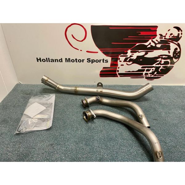 Arrow titanium uitlaat bochten