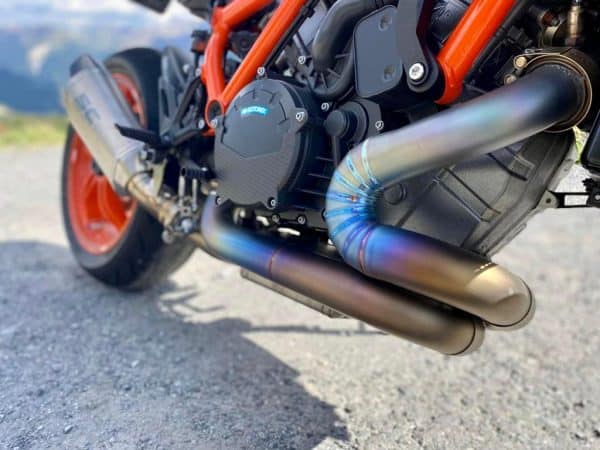Spark titanium uitlaatbochten met aansluiting uitlaatklep - Afbeelding 8