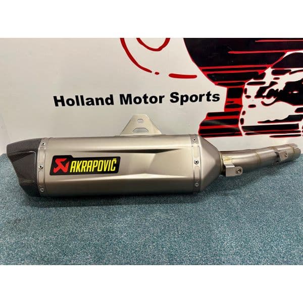 Akrapovic Titanium uitlaat demper
