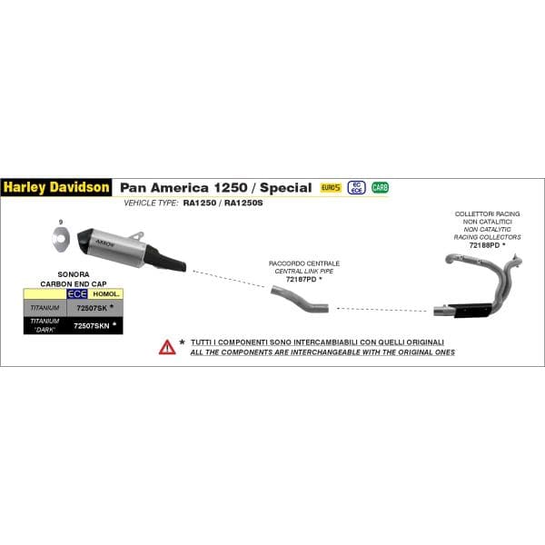 Arrow Titanium Sonora uitlaat demper - Afbeelding 8