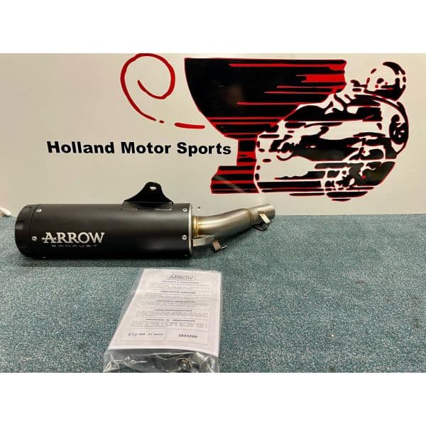Arrow uitlaat demper nichrom aluminium dark - Afbeelding 2