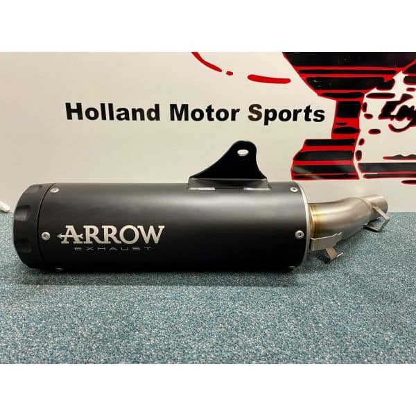 Arrow uitlaat demper nichrom aluminium dark