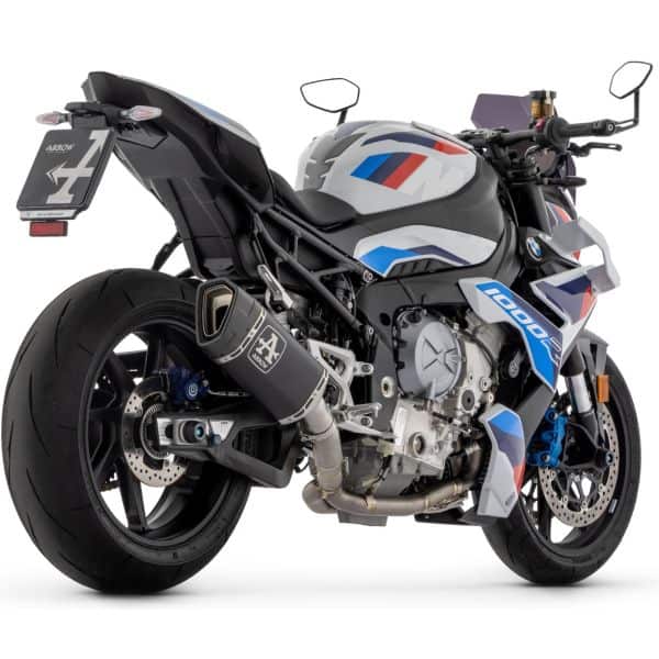 Arrow titanium zwarte uitlaat demper - Afbeelding 2