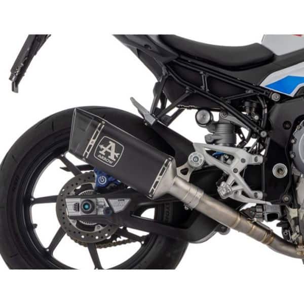 Arrow titanium zwarte uitlaat demper - Afbeelding 3