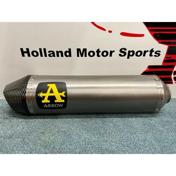 Arrow titanium silent exhaust muffler 60mm - Holland Motor