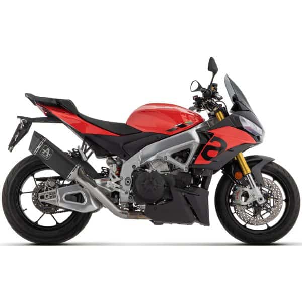 Arrow titanium zwarte pista uitlaat