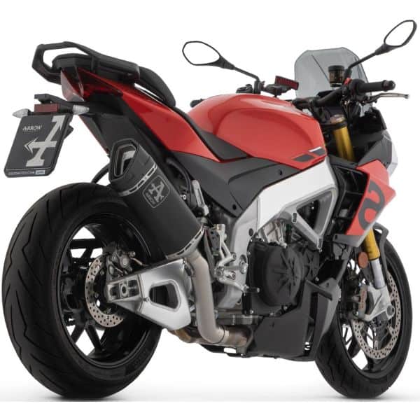 Arrow titanium zwarte pista uitlaat - Afbeelding 2