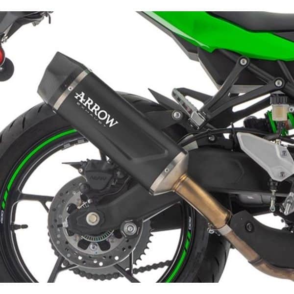 Exhaust Muffler +LinkPipe Kat Arrow Black Nichrom DUCATI