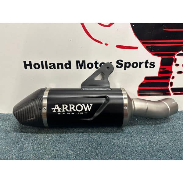 Arrow Indy Race aluminium dark uitlaat demper