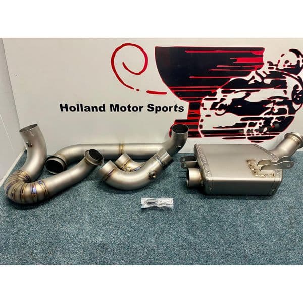 Spark titanium exhaust collectors without exhaust valve connection