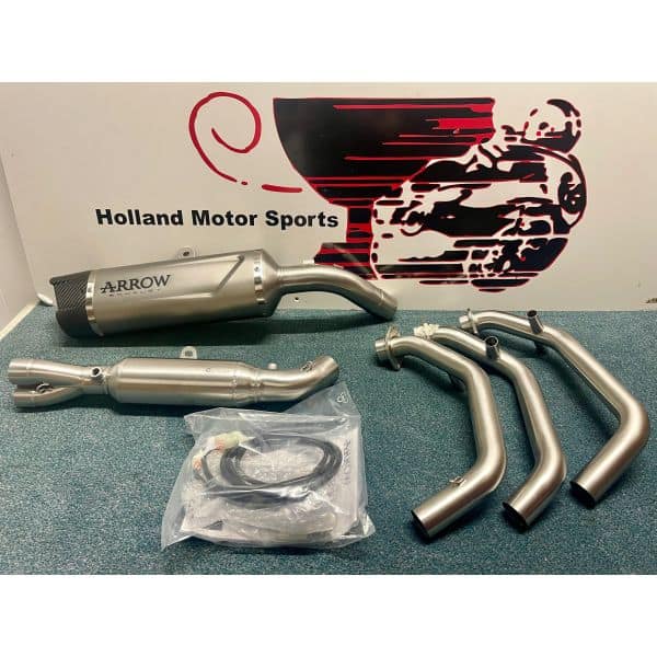 Arrow Indy Race EVO titanium uitlaatsysteem goedgekeurd