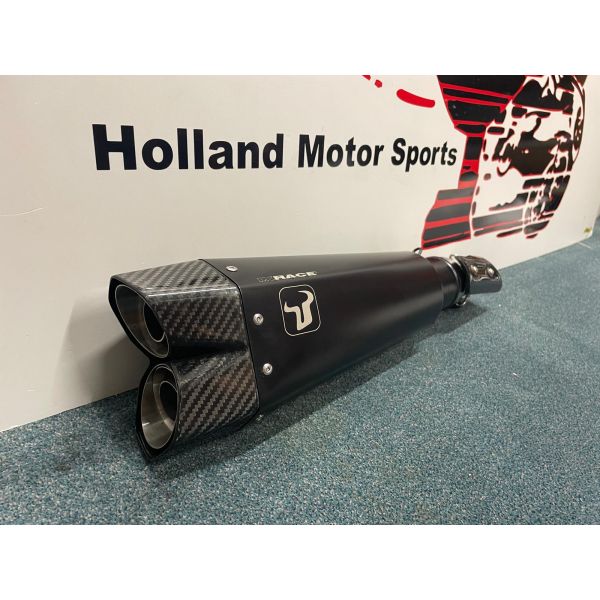 IX Race M10 zwarte uitlaat demper - Afbeelding 4