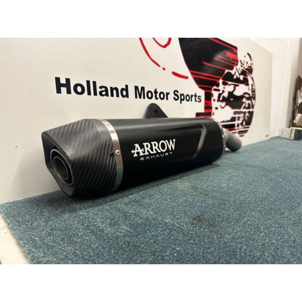 Arrow Indy Race Evo aluminium dark uitlaat demper - Afbeelding 4
