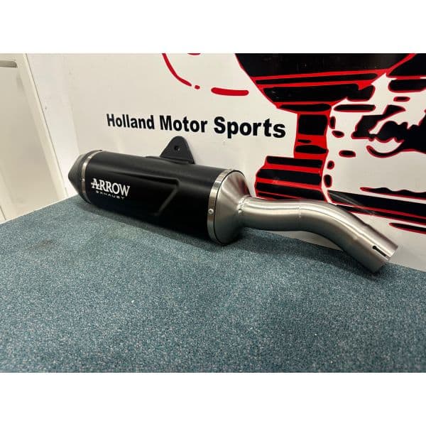 Arrow Indy Race Evo aluminium dark uitlaat demper - Afbeelding 5