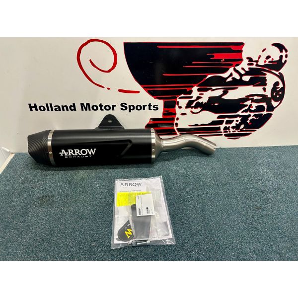 Arrow Indy Race Evo aluminium dark uitlaat demper - Afbeelding 2