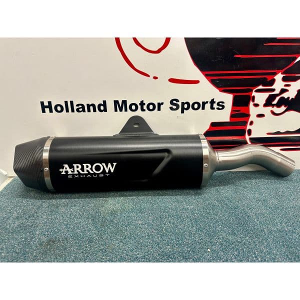 Arrow Indy Race Evo aluminium dark uitlaat demper