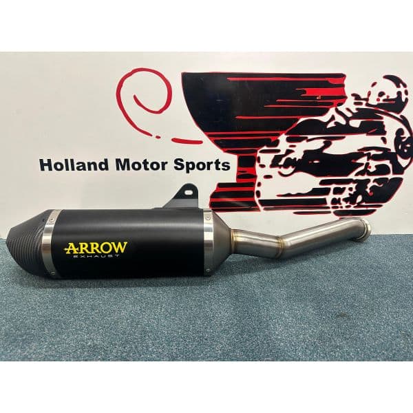 Arrow Race-Tech aluminium dark uitlaat demper