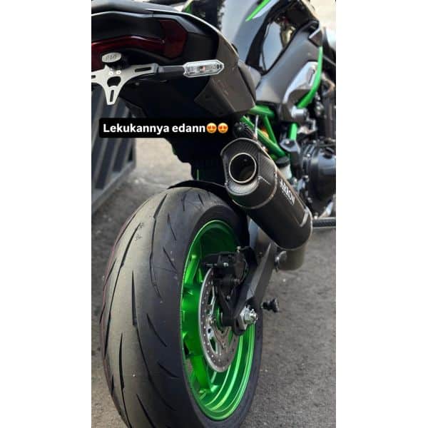 Arrow Indy Race Evo Aluminium dark uitlaat demper - Afbeelding 2