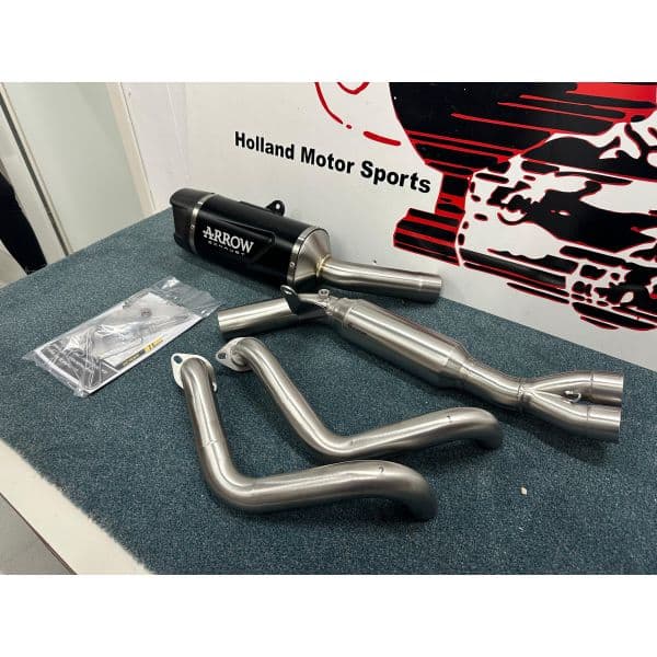 Arrow Indy Race Evo aluminium dark uitlaatsysteem goedgekeurd - Afbeelding 3