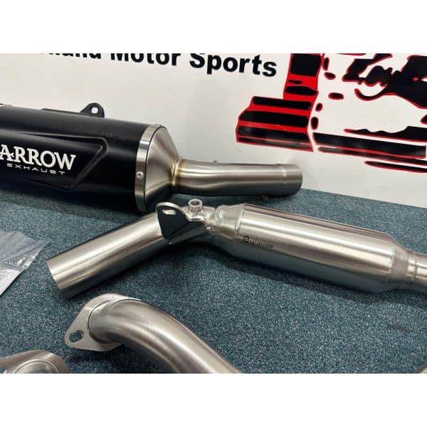 Arrow Indy Race Evo aluminium dark uitlaatsysteem goedgekeurd - Afbeelding 4