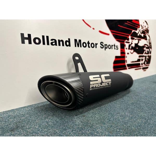 SC Project S1 Titanium zwarte uitlaat demper - Afbeelding 4